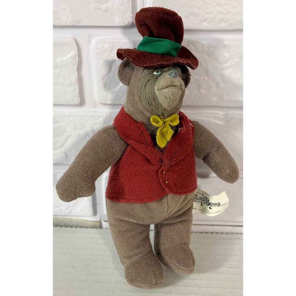 Disney Plush Toy Unisex Small Brown Country Bears Henry Vintage